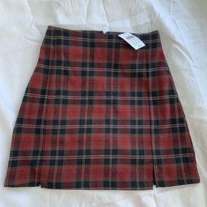 brown brandy melville cara skirt